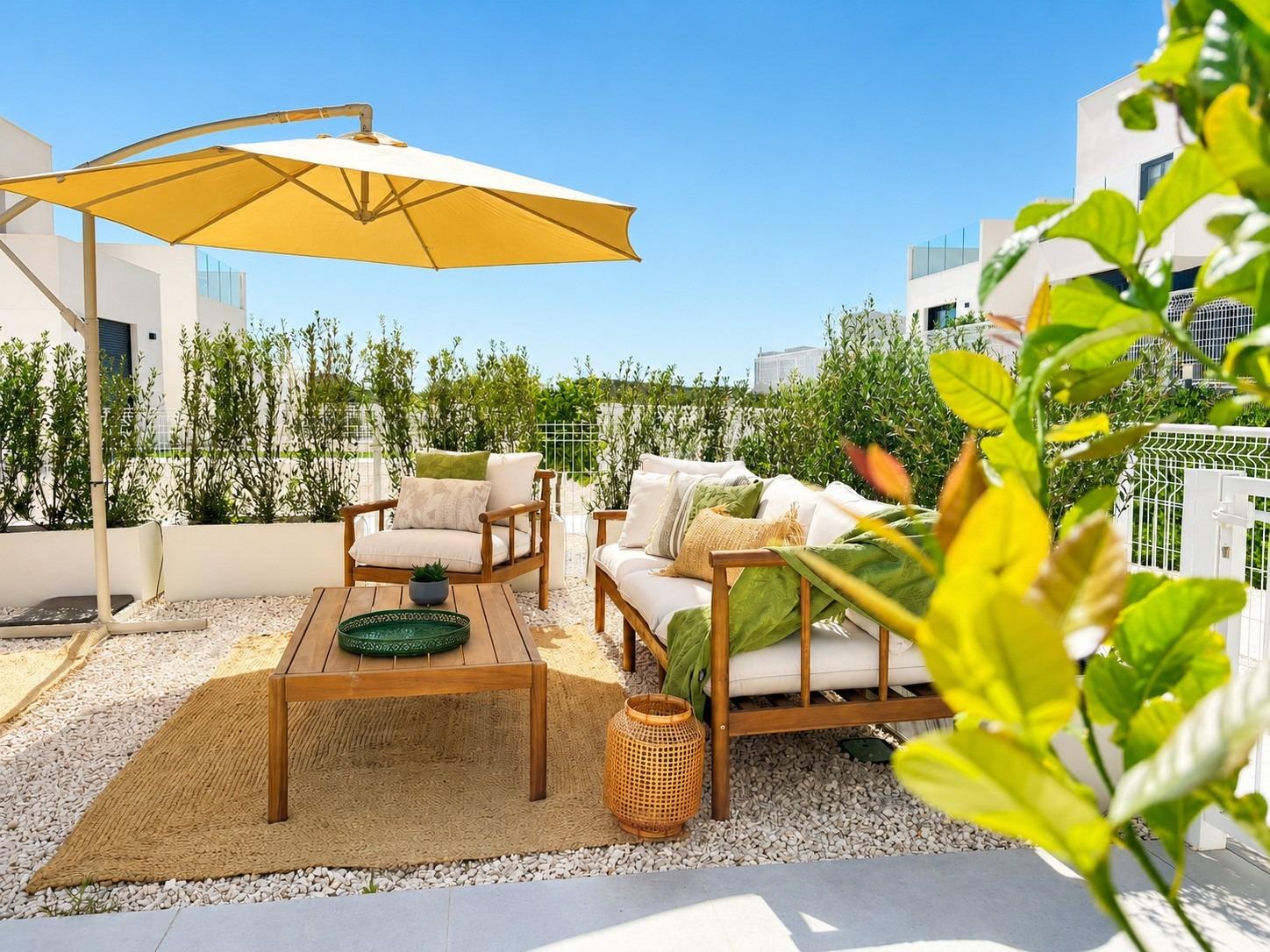 Adosados y villas adosadas de nueva construcción, listas para entrar a vivir, en Altaona Golf Resort, Murcia