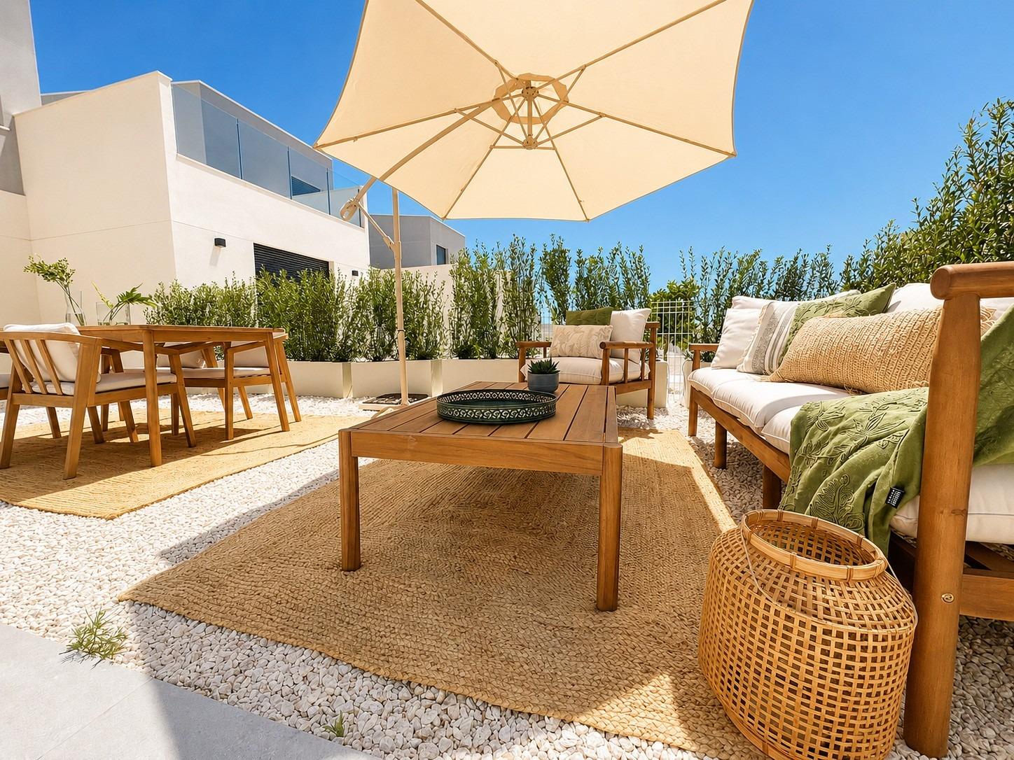 Adosados y villas adosadas de nueva construcción, listas para entrar a vivir, en Altaona Golf Resort, Murcia
