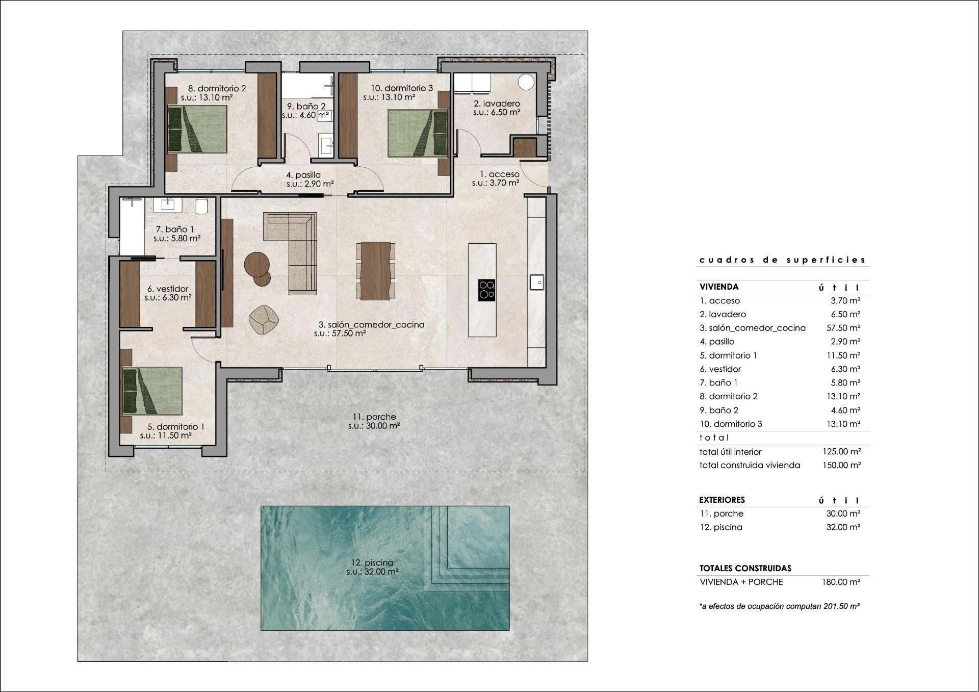 Villas de nueva construcción a medida en Pinoso (Alicante)
