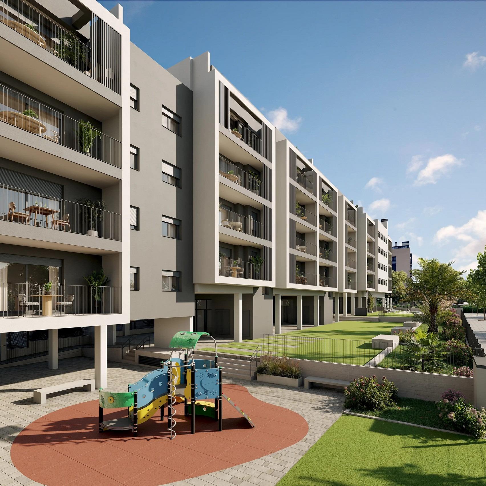 Residencial de nueva construcción en Alicante, con vistas abiertas a la ciudad