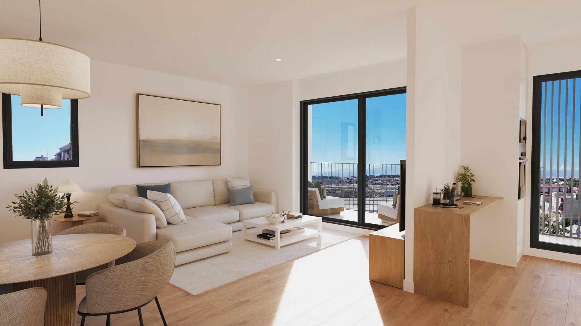 Residencial de nueva construcción en Alicante, con vistas abiertas a la ciudad