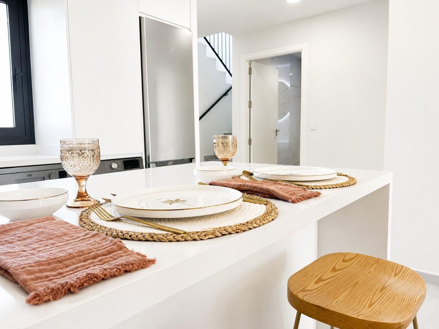 Adosados y villas adosadas de nueva construcción, listas para entrar a vivir, en Altaona Golf Resort, Murcia