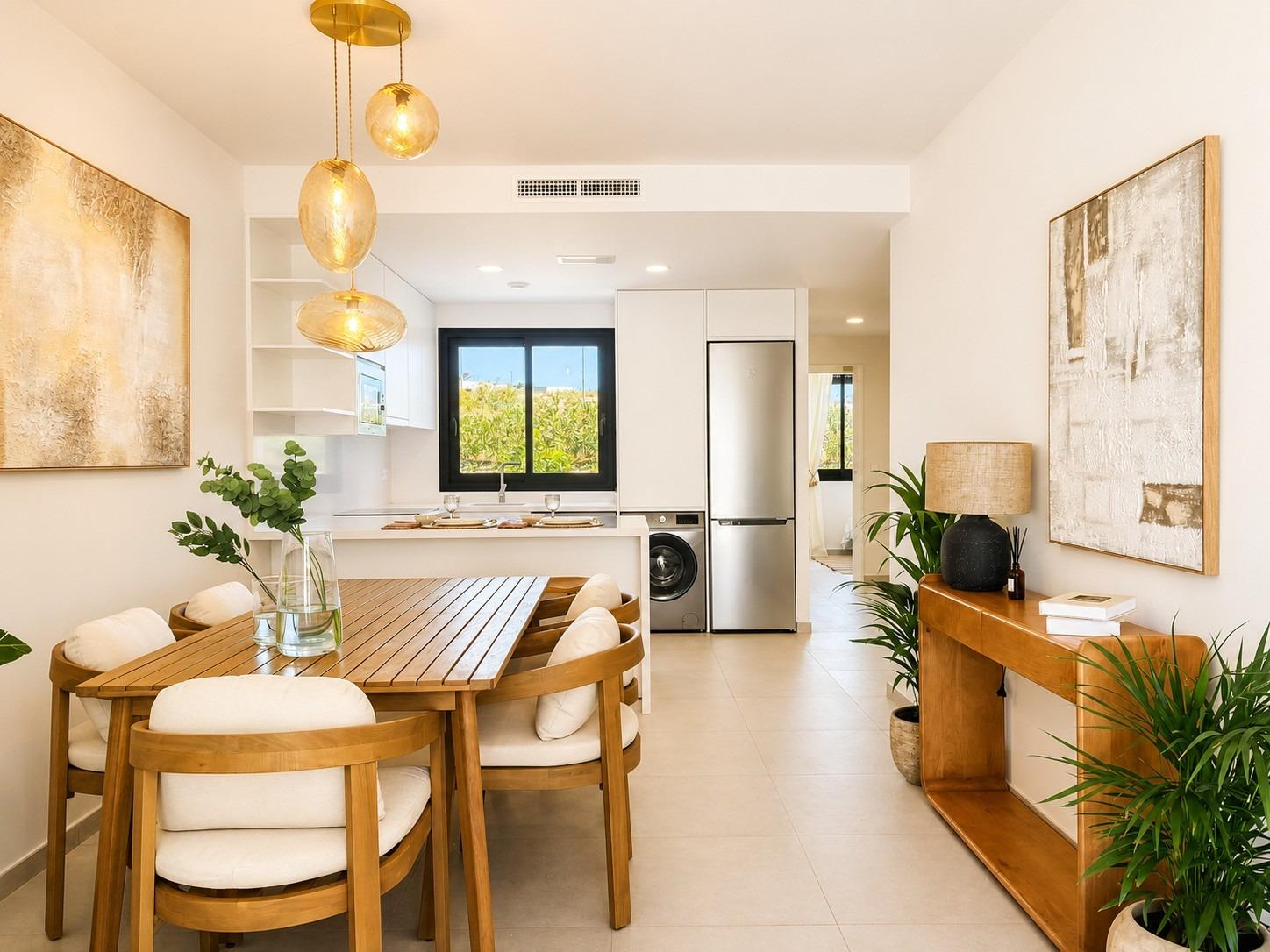 Adosados y villas adosadas de nueva construcción, listas para entrar a vivir, en Altaona Golf Resort, Murcia