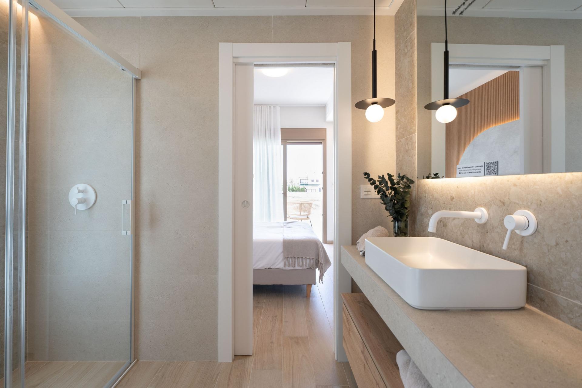 Villas de nueva construcción con piscina privada en Serena Golf-Los Alcázares