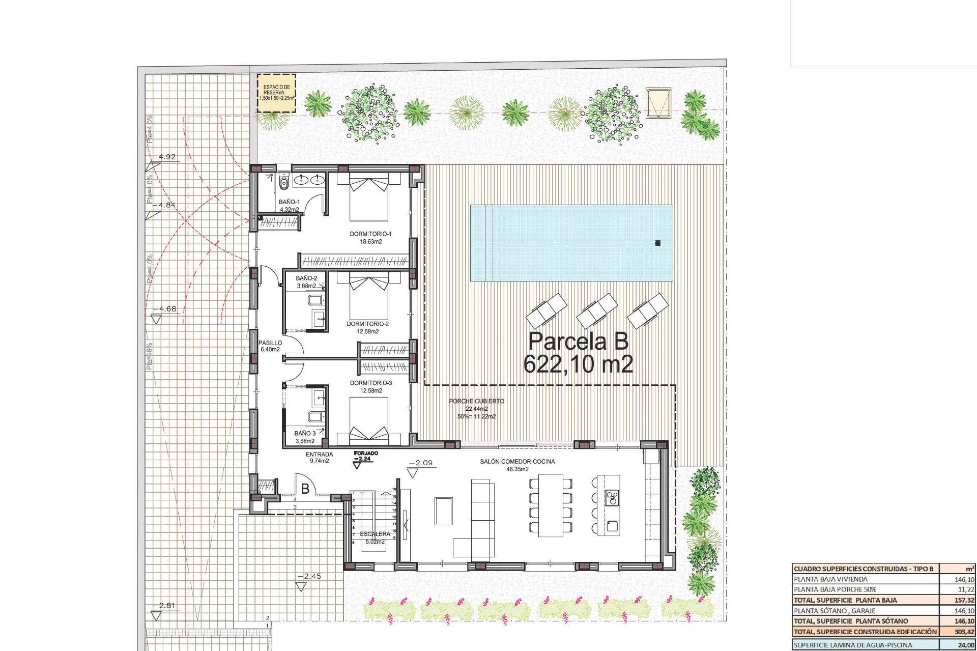 Villas contemporáneas de nueva construcción en Polop Hills con piscina privada