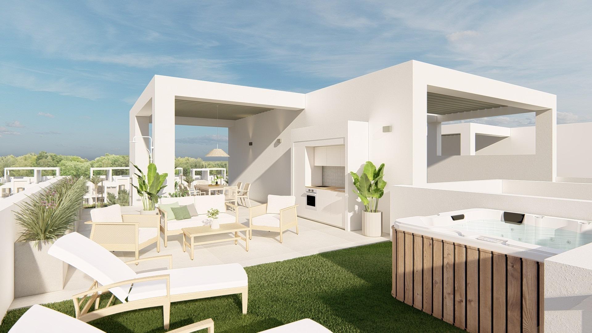Apartamentos de nueva construcción en La Serena Golf-Los Alcázares, cerca de la playa