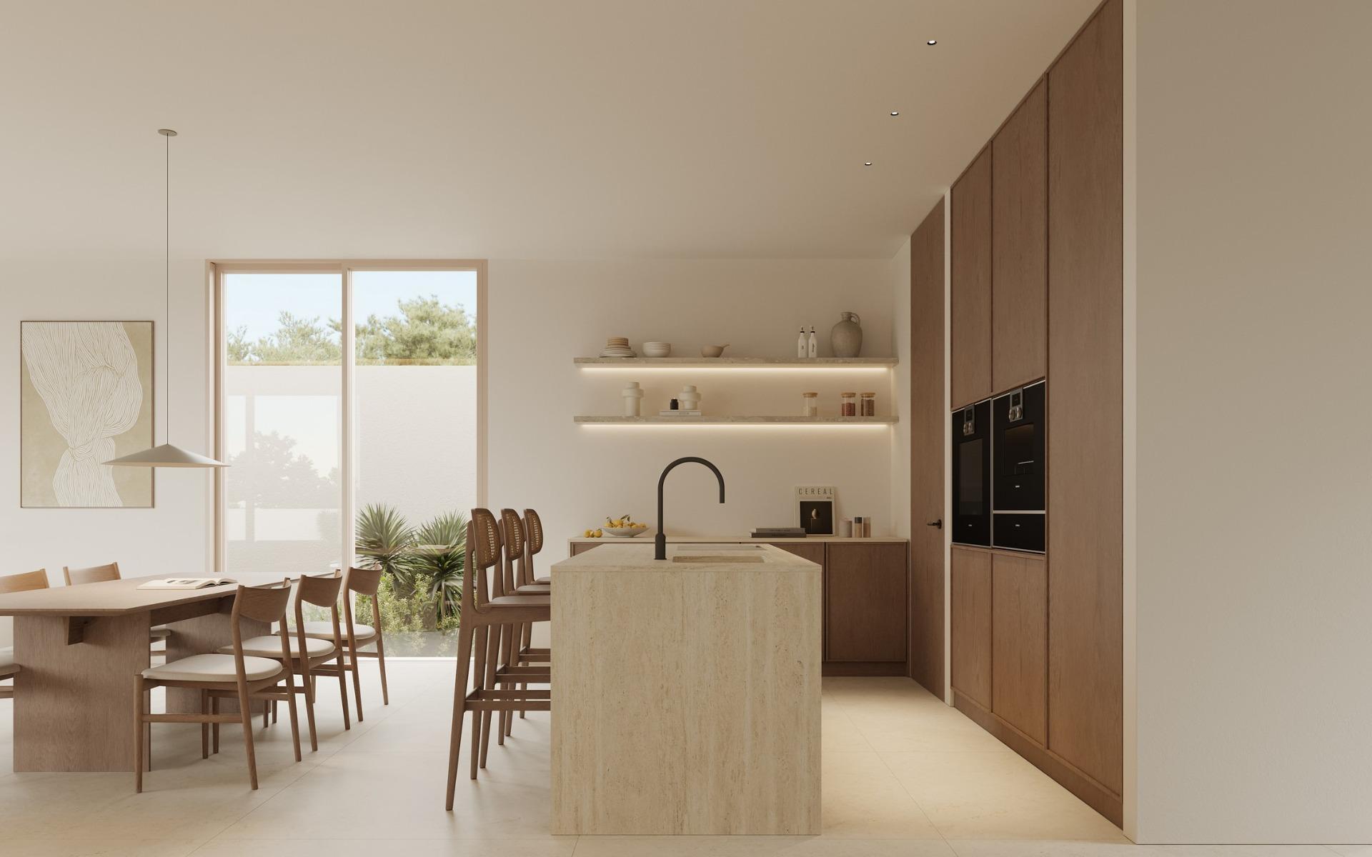 Villas contemporáneas de nueva construcción en Polop Hills con piscina privada