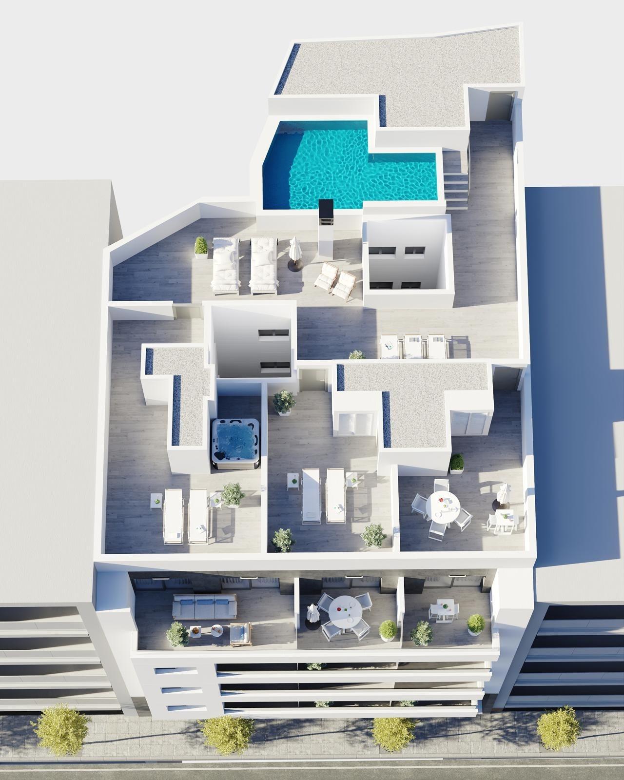 Apartamentos de nueva construcción en Torrevieja A solo 400 m de la Playa del Cura