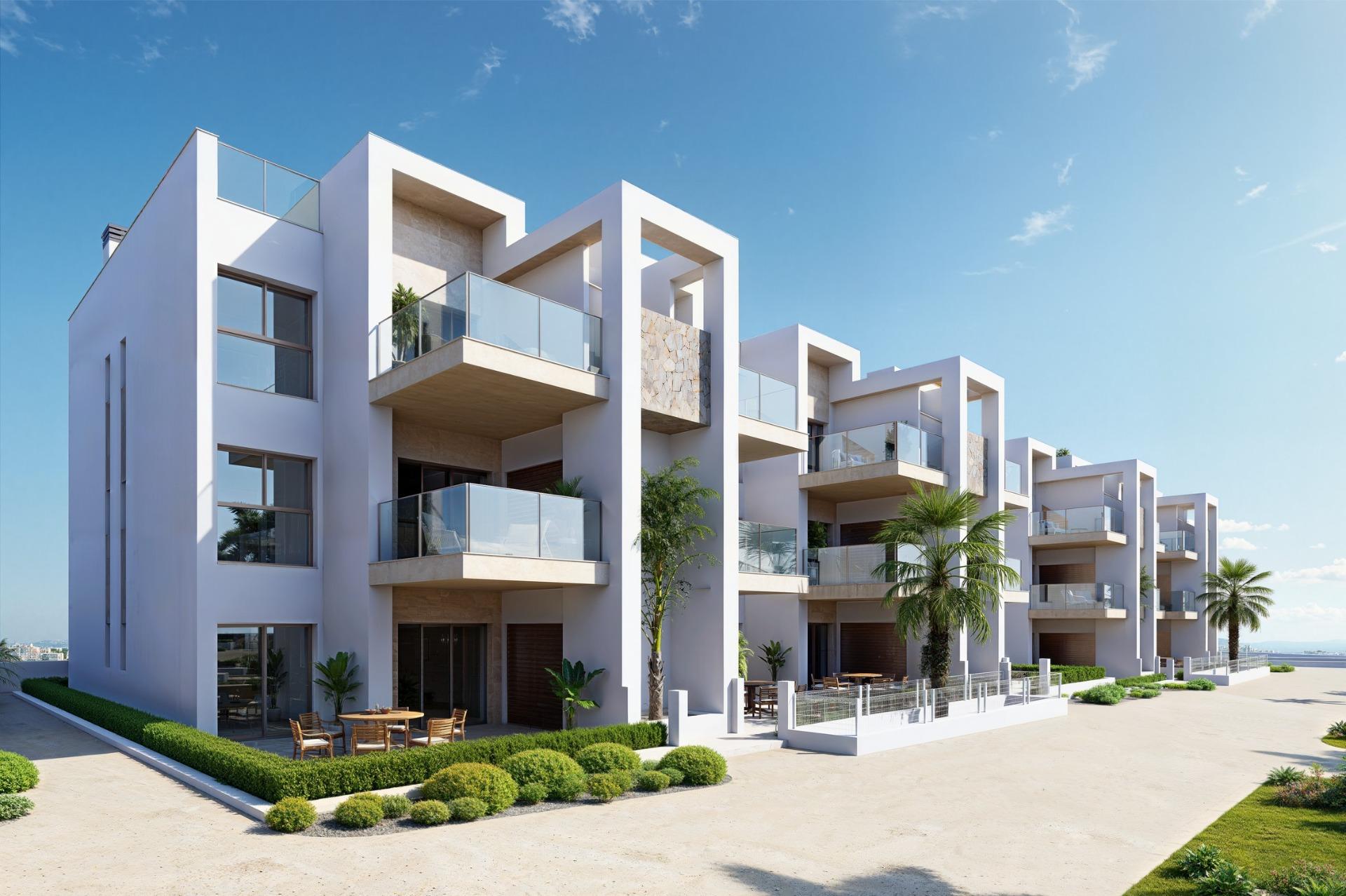 Apartamentos de nueva construcción en La Serena Golf-Los Alcázares, cerca de la playa