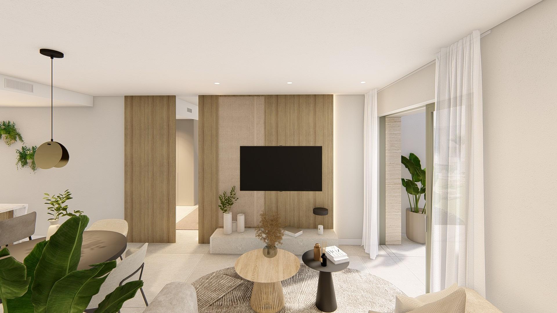 Apartamentos de nueva construcción en La Serena Golf-Los Alcázares, cerca de la playa