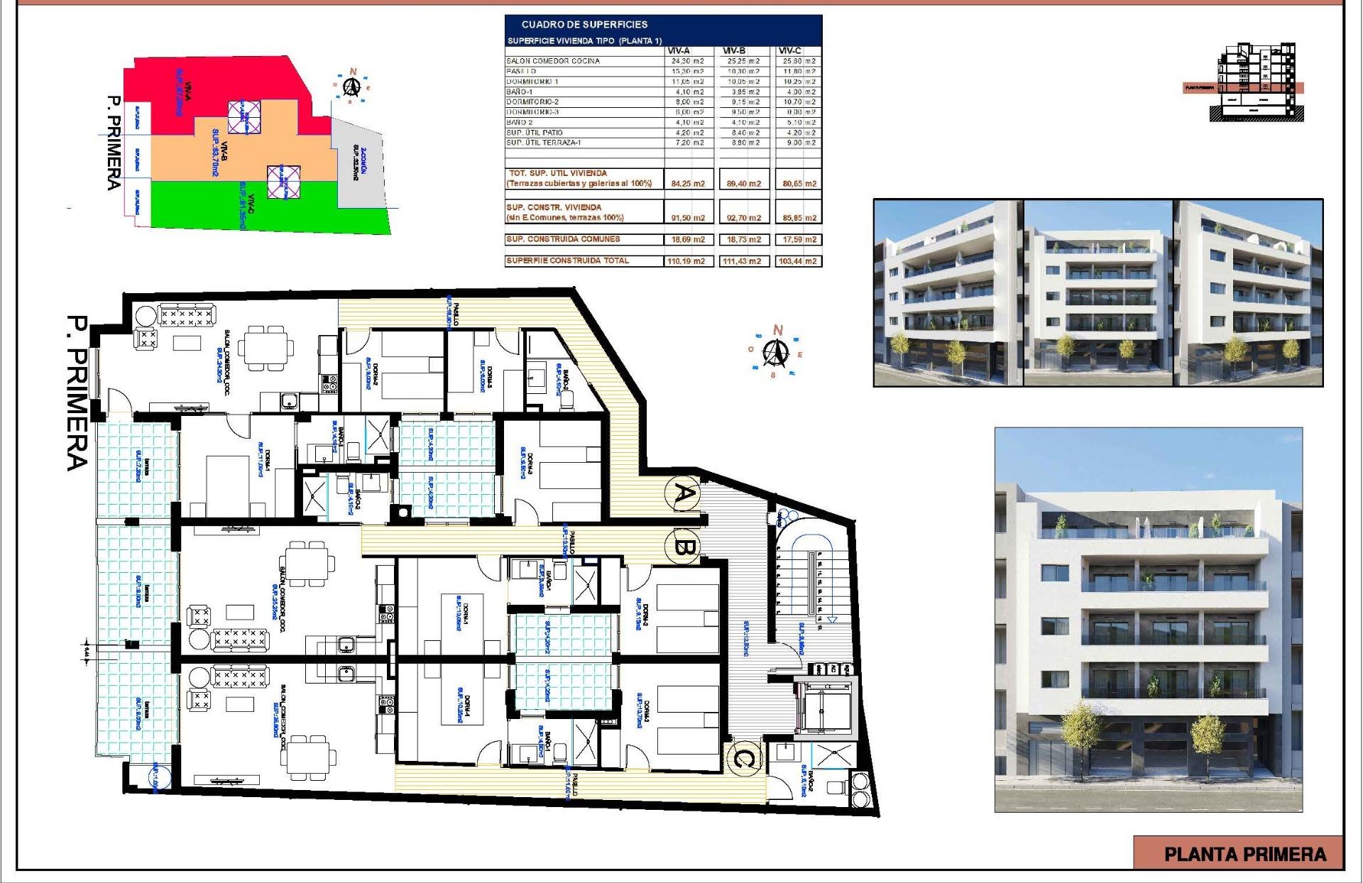 Apartamentos de nueva construcción en Torrevieja A solo 400 m de la Playa del Cura