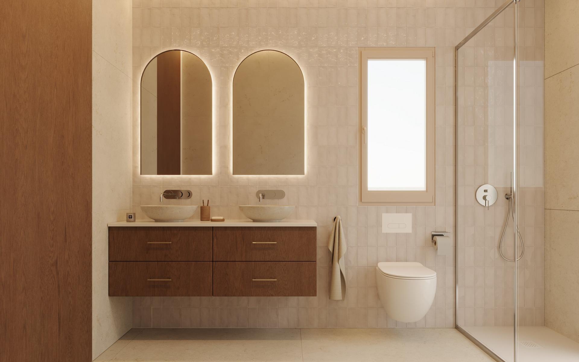 Villas contemporáneas de nueva construcción en Polop Hills con piscina privada