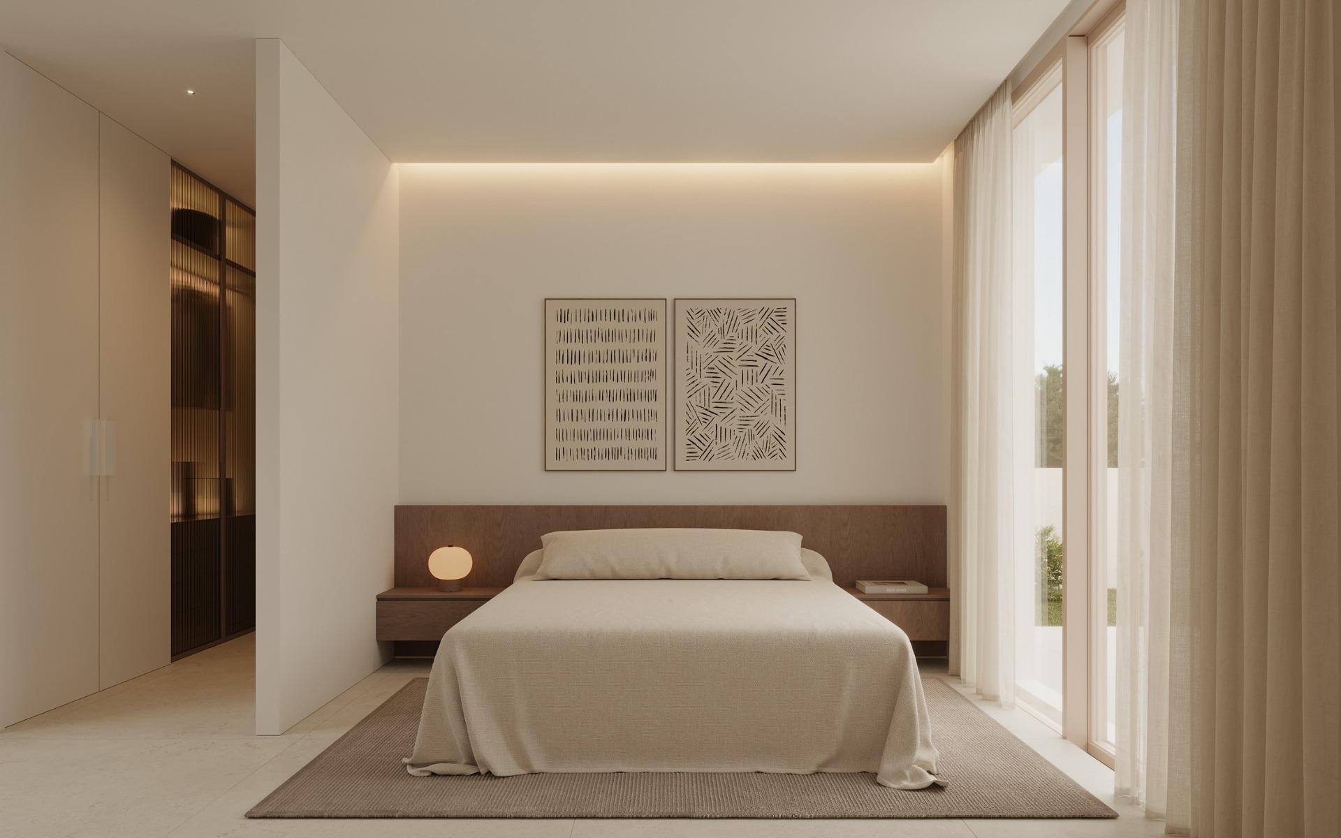 Villas contemporáneas de nueva construcción en Polop Hills con piscina privada