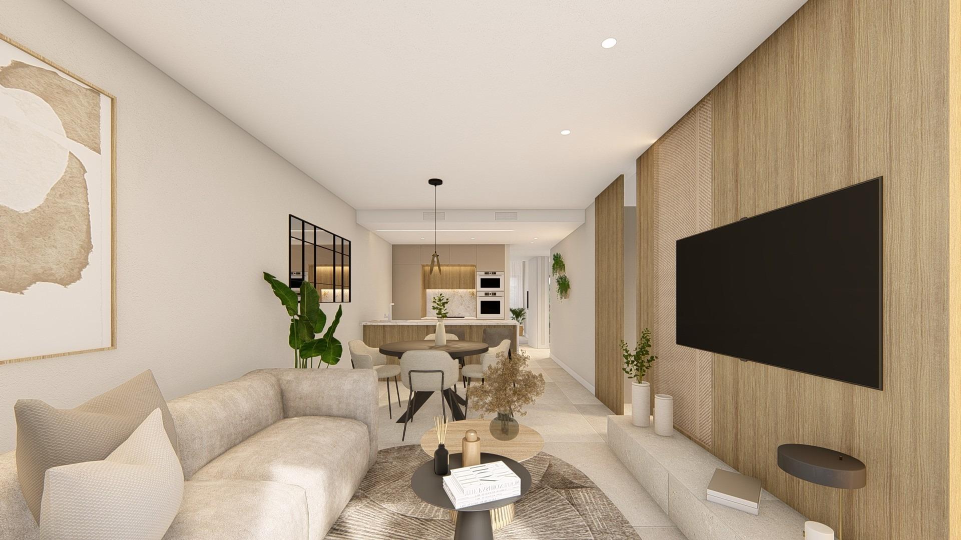 Apartamentos de nueva construcción en La Serena Golf-Los Alcázares, cerca de la playa