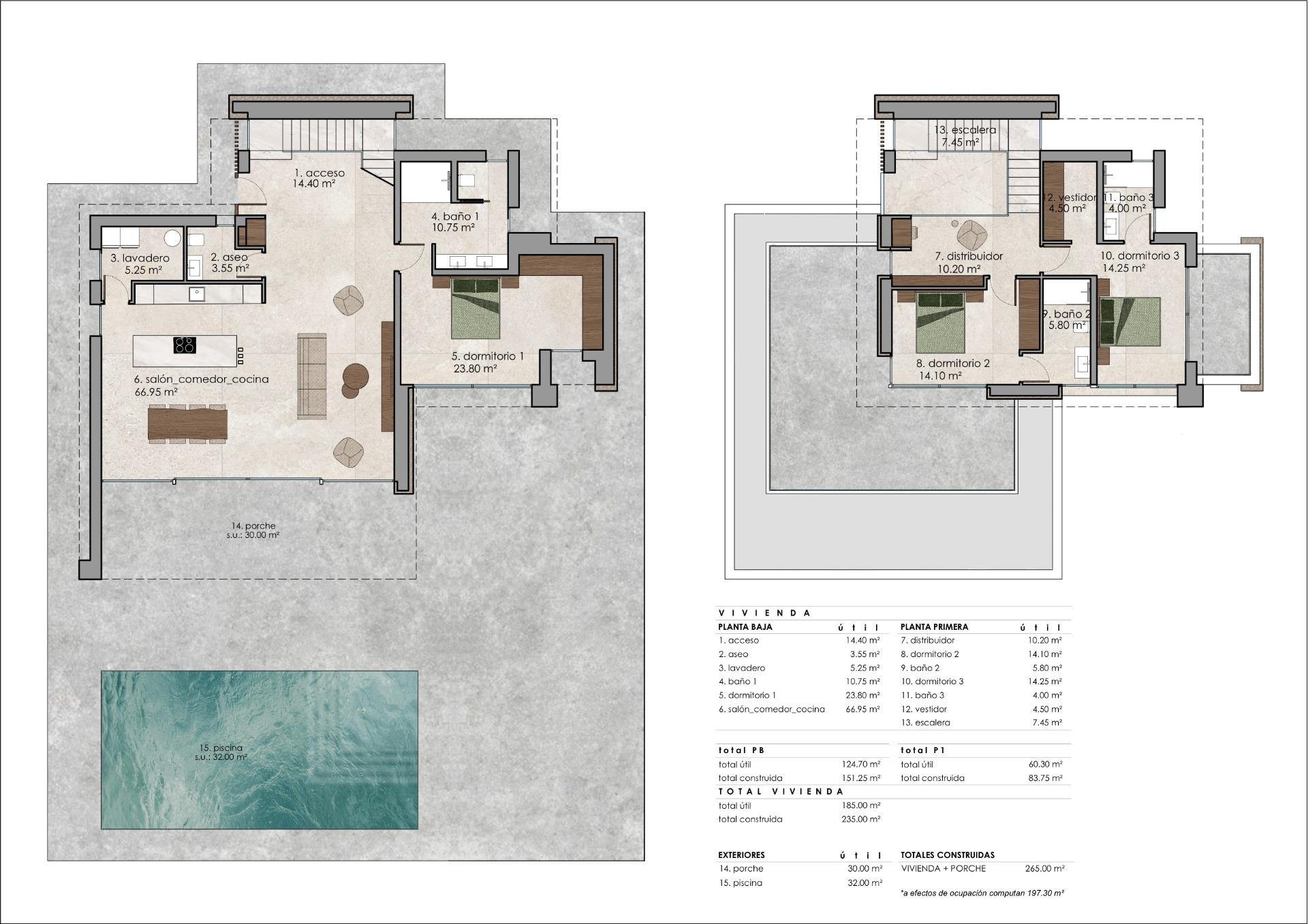 Villas de nueva construcción a medida en Pinoso (Alicante)