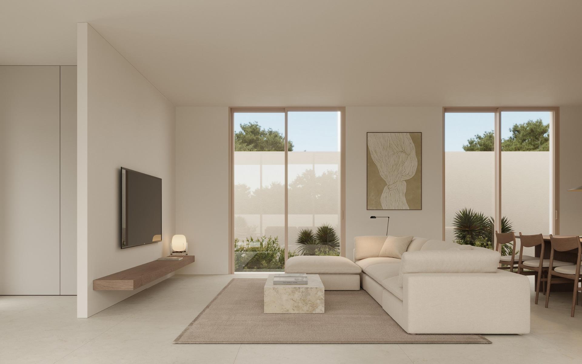 Villas contemporáneas de nueva construcción en Polop Hills con piscina privada
