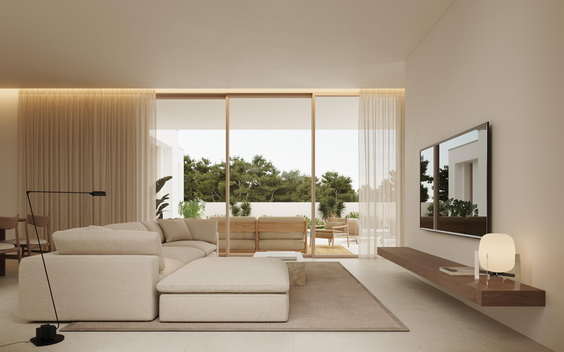 Villas contemporáneas de nueva construcción en Polop Hills con piscina privada