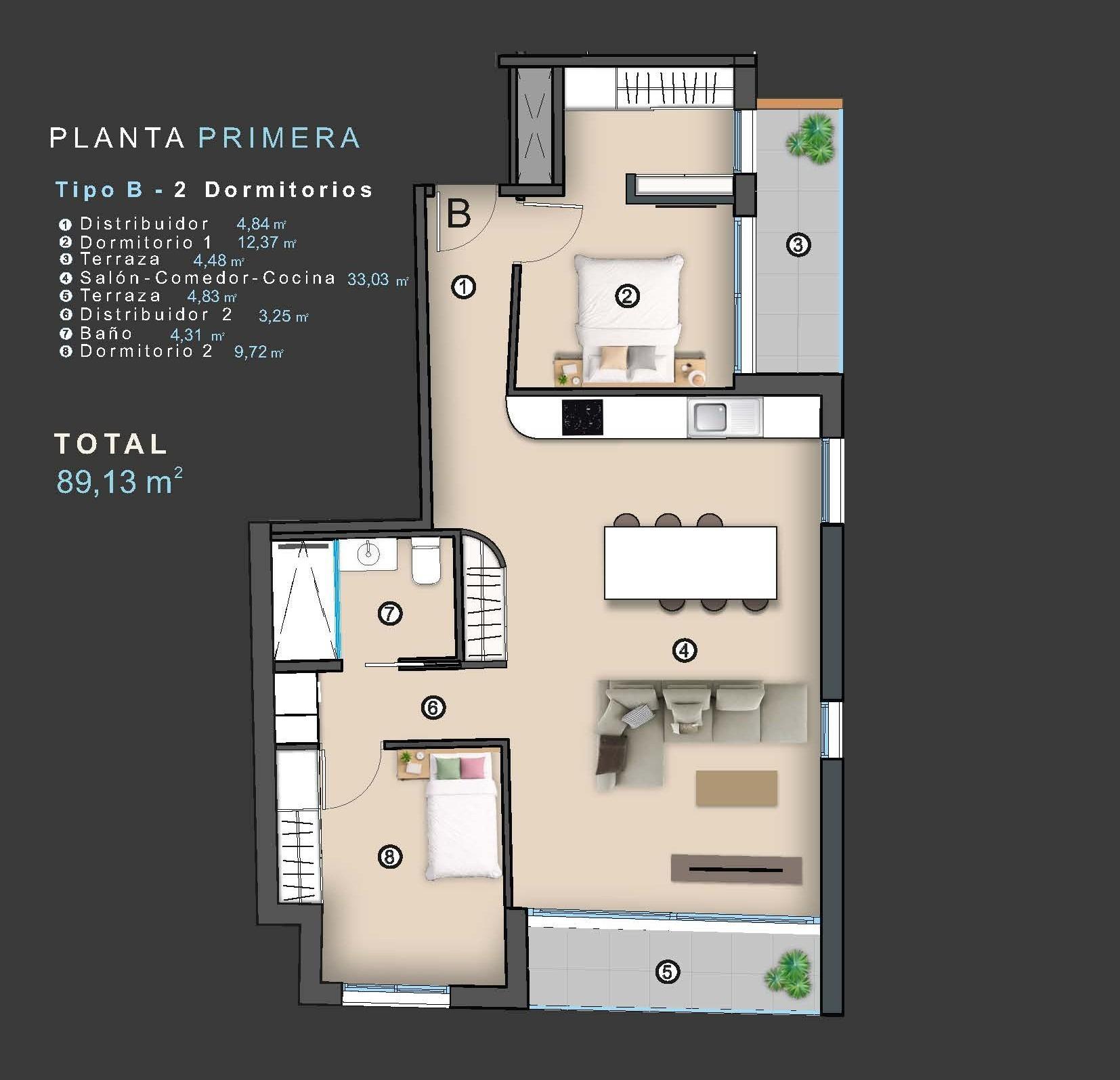 Apartamentos de nueva construcción en el corazón de Torrevieja, a solo 400 m de la playa
