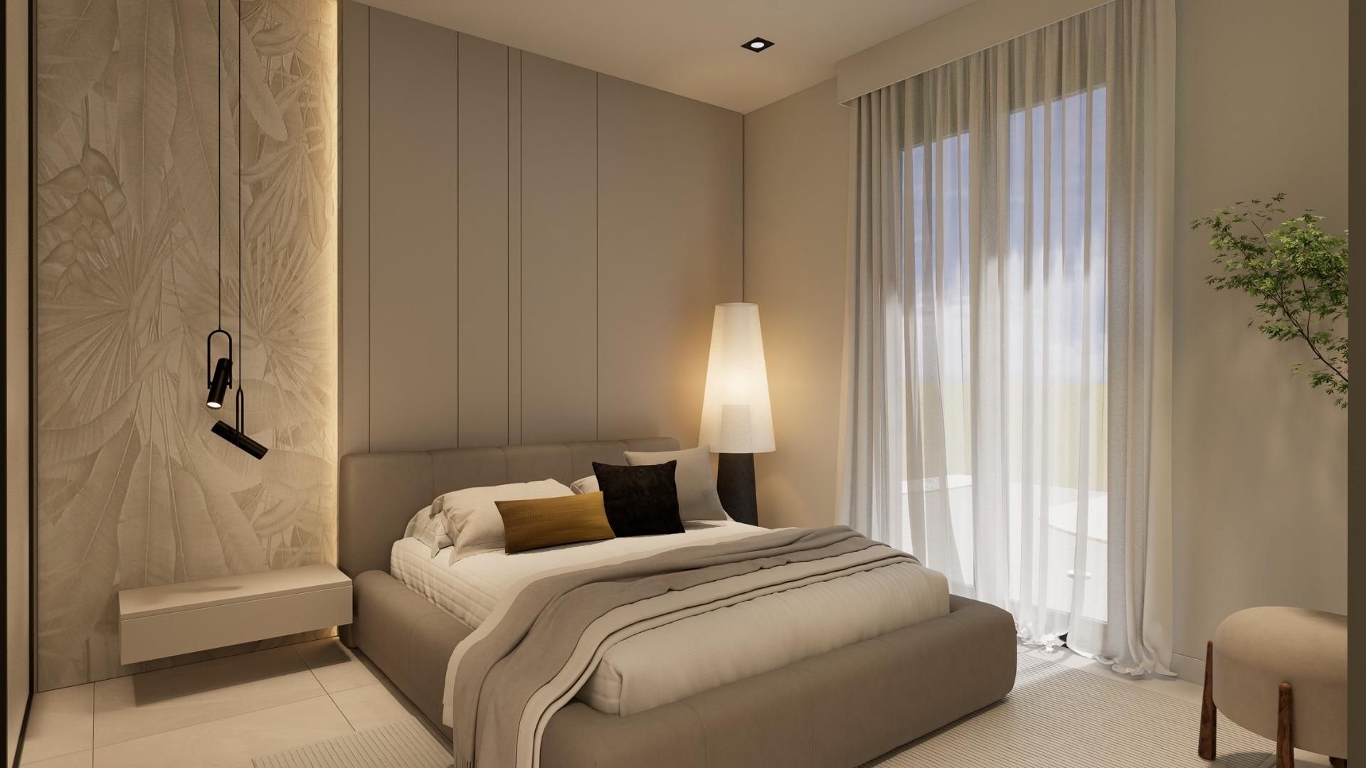 Bungalows de nueva construcción con jardín o solárium cerca de la playa en Pilar de la Horadada