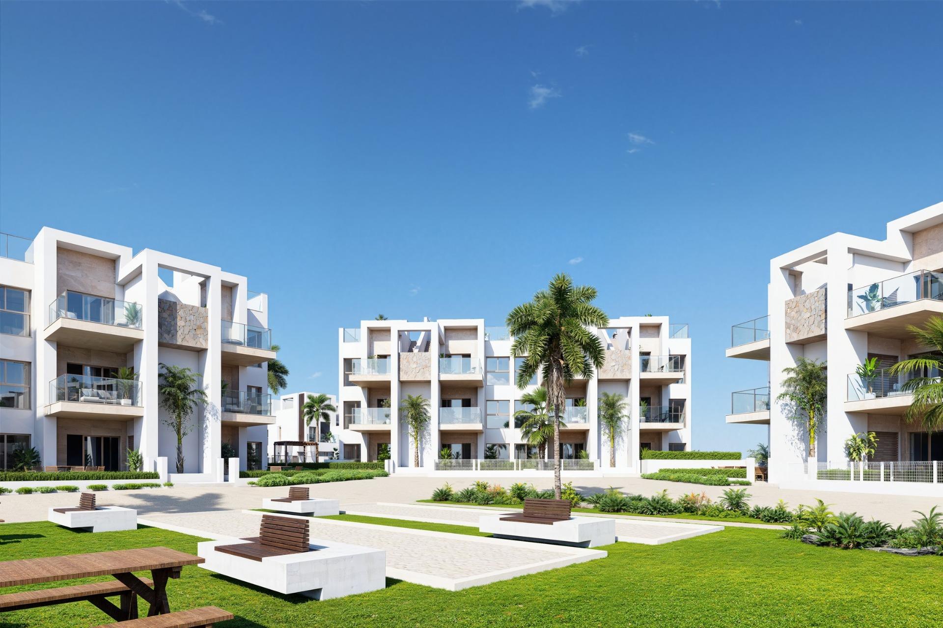 Apartamentos de nueva construcción en La Serena Golf-Los Alcázares, cerca de la playa