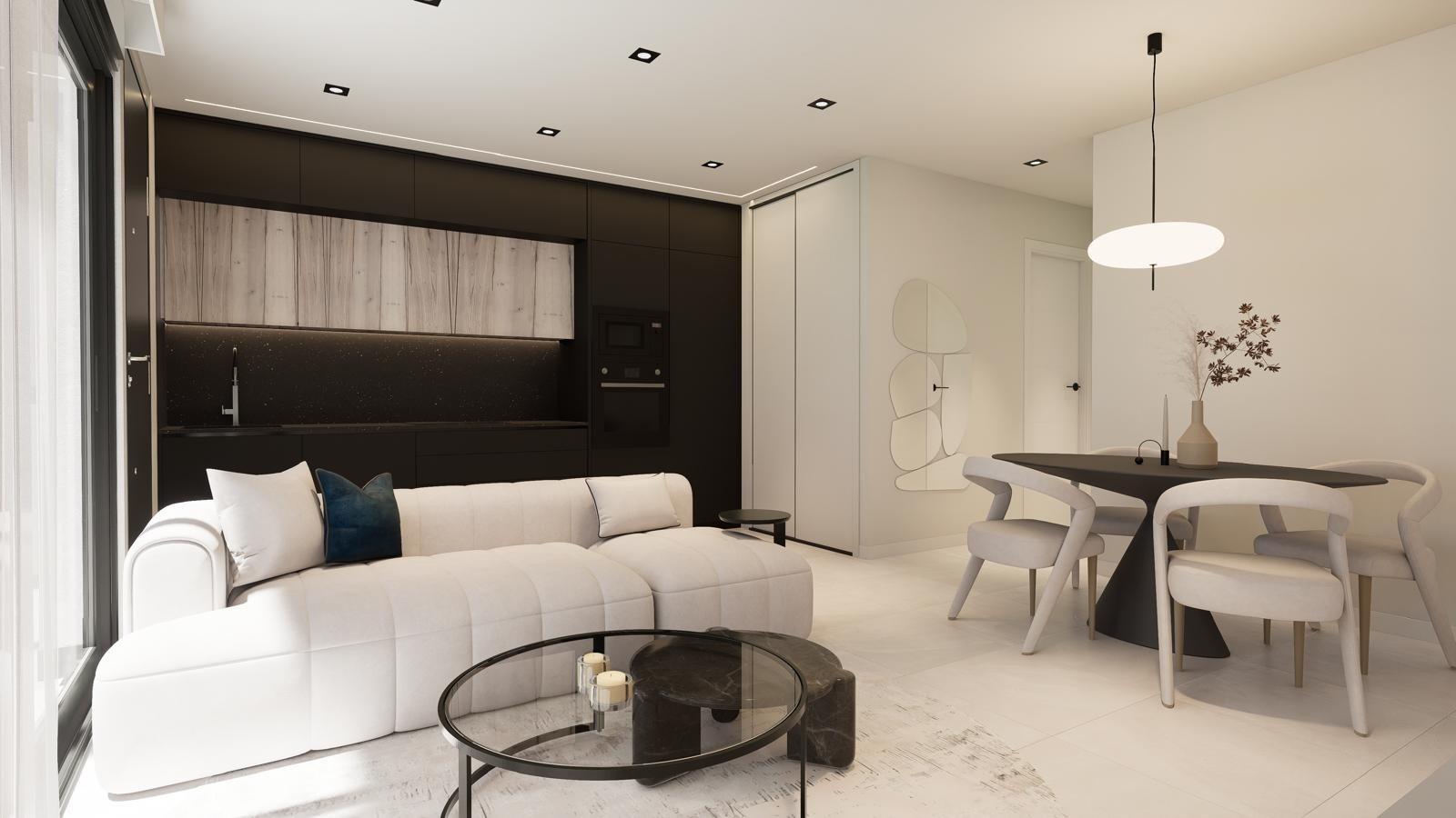 Bungalows de nueva construcción con jardín o solárium cerca de la playa en Pilar de la Horadada