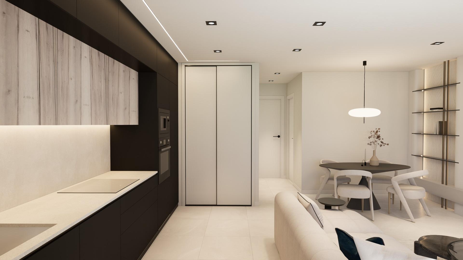 Bungalows de nueva construcción con jardín o solárium cerca de la playa en Pilar de la Horadada