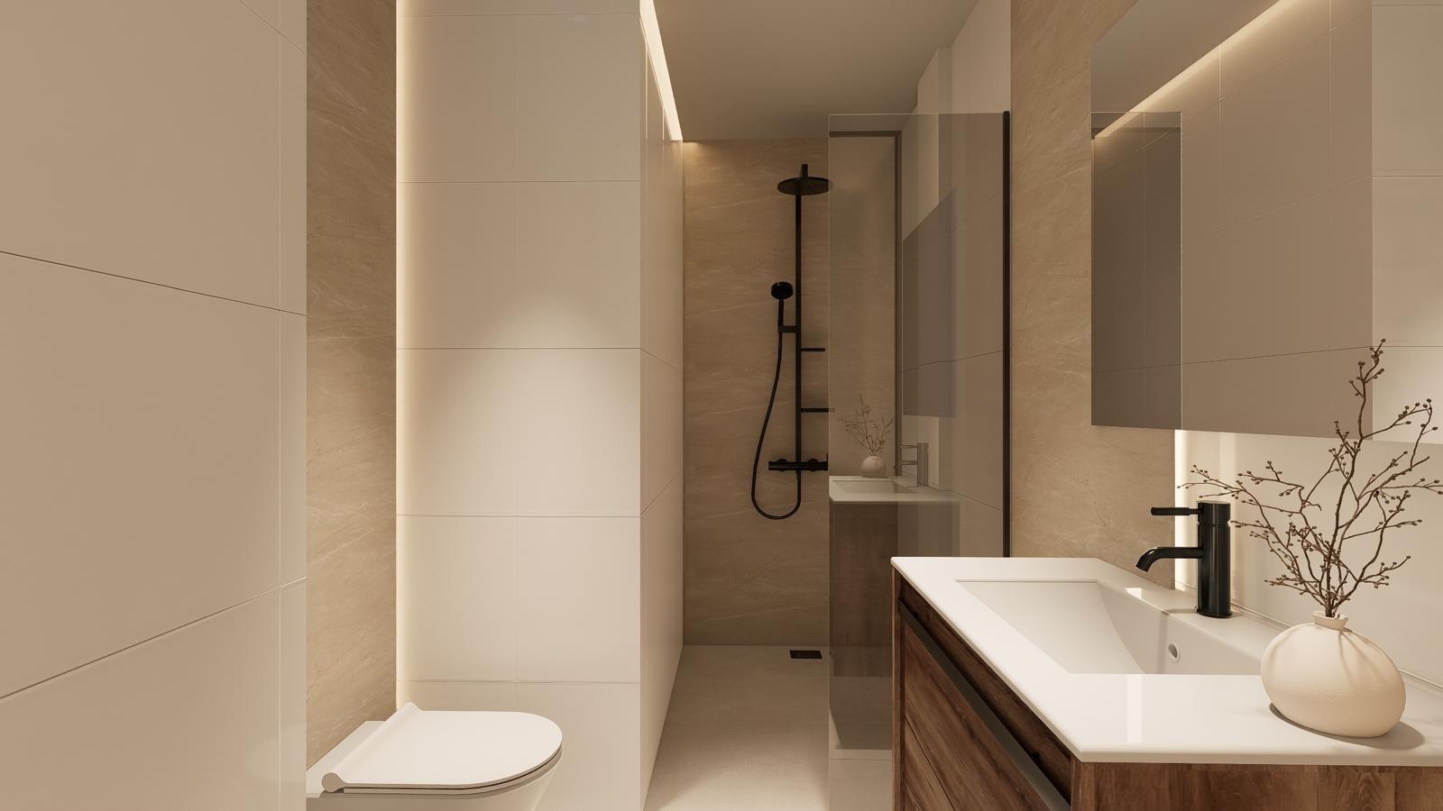 Bungalows de nueva construcción con jardín o solárium cerca de la playa en Pilar de la Horadada