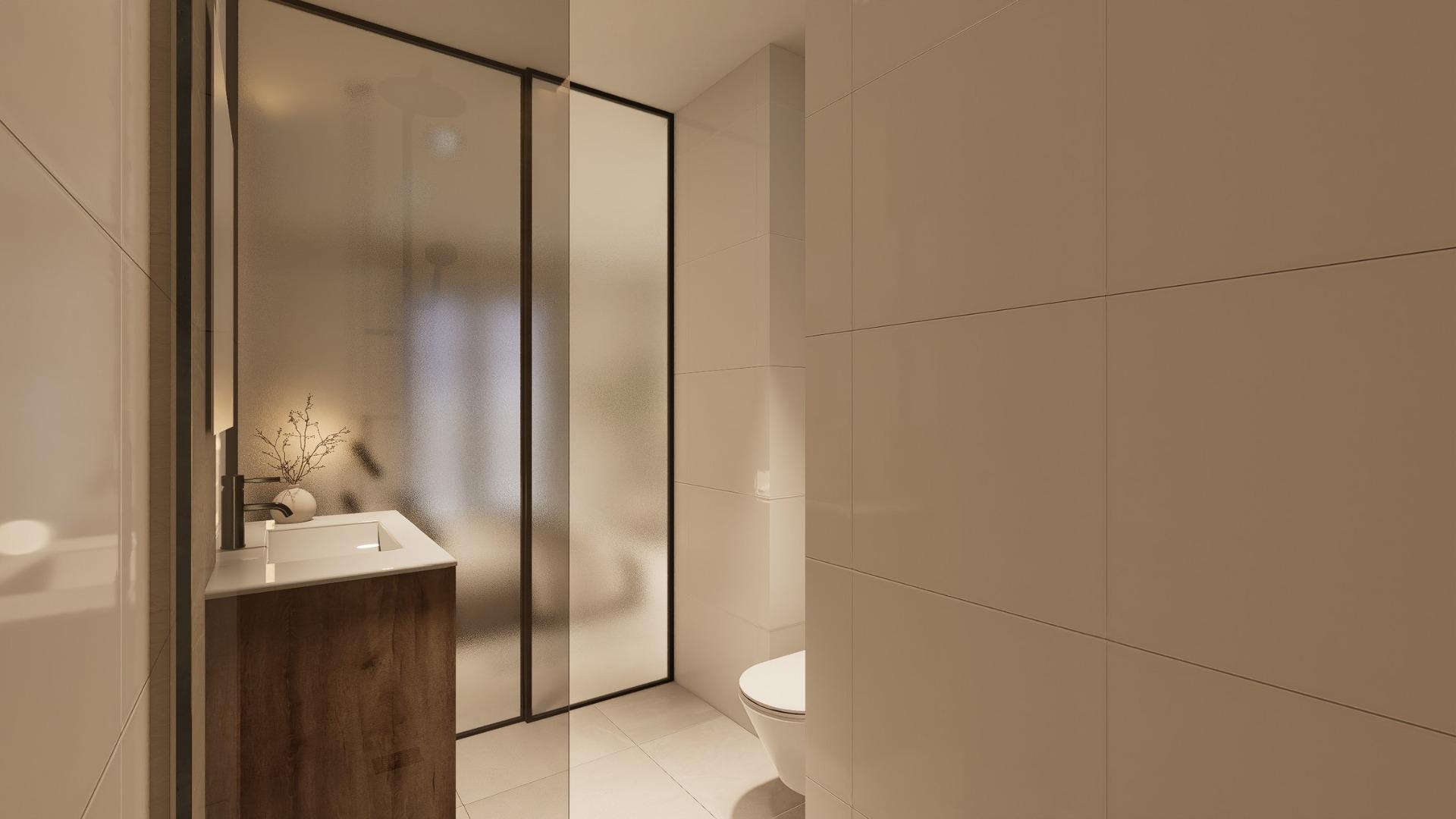 Bungalows de nueva construcción con jardín o solárium cerca de la playa en Pilar de la Horadada