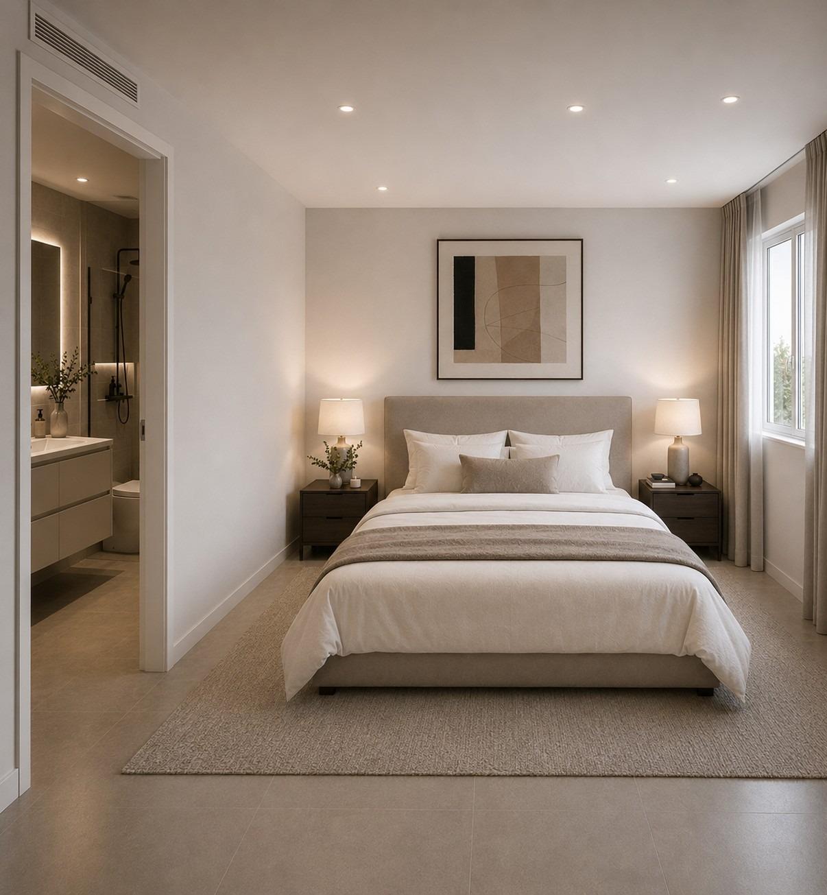 Promoción de 4 Villas adosadas y pareadas de nueva construcción con piscina privada en el Country Club de Mazarrón