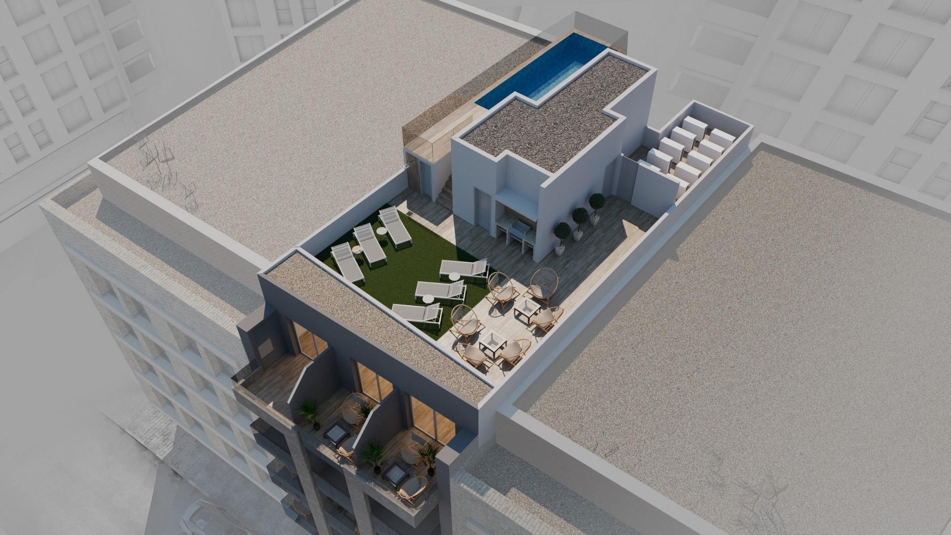 Apartamentos de nueva construcción en Torrevieja a solo 100 m de la Playa de Los Locos