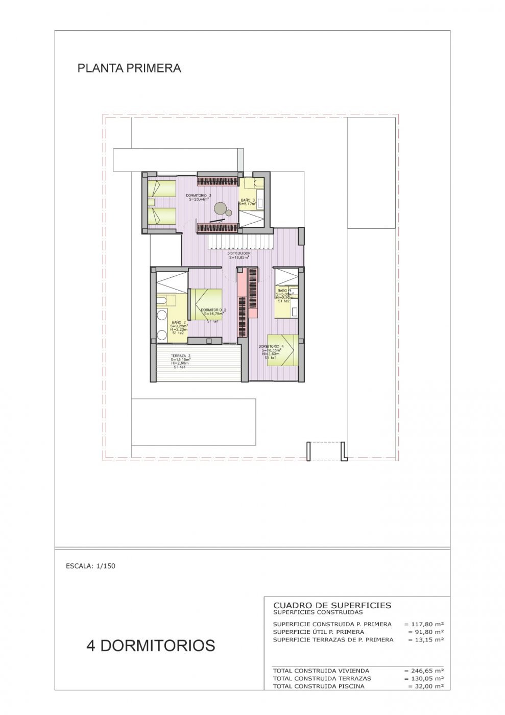VILLAS DE OBRA NUEVA A 250 m DE LA PLAYA EN CAMPOAMOR