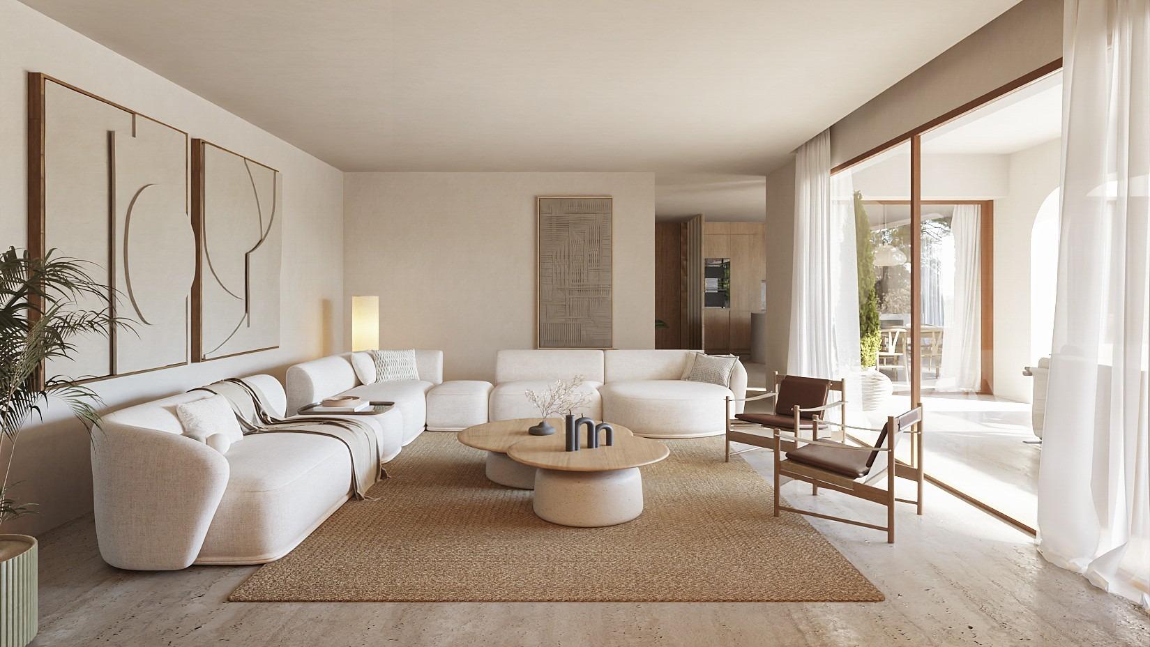 Villa de lujo de estilo ibicenco en La Fustera (Benissa Costa) A solo 1 km de la playa