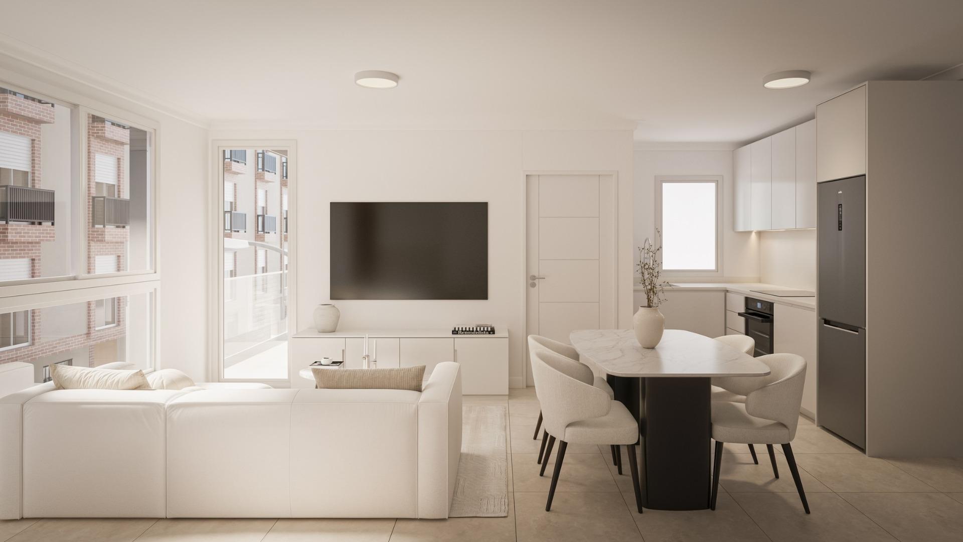 Estudios y apartamentos de nueva construcción en el centro de Torrevieja, cerca de la playa