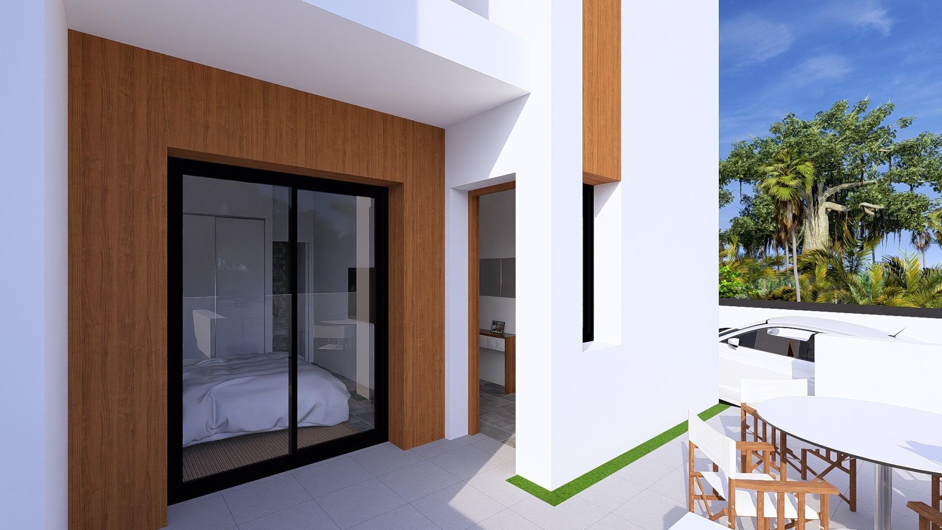 Villas pareadas de nueva construcción con piscina privada en Daya Nueva, Costa Blanca