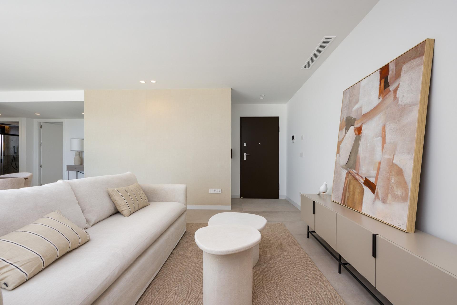 Villas adosadas de nueva construcción en venta en Mutxamel con piscina privada y vistas al mar