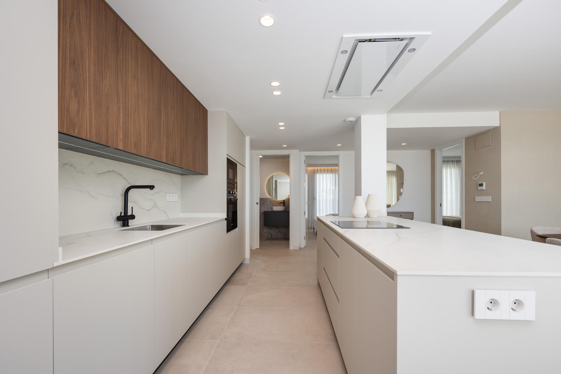 Villas adosadas de nueva construcción en venta en Mutxamel con piscina privada y vistas al mar