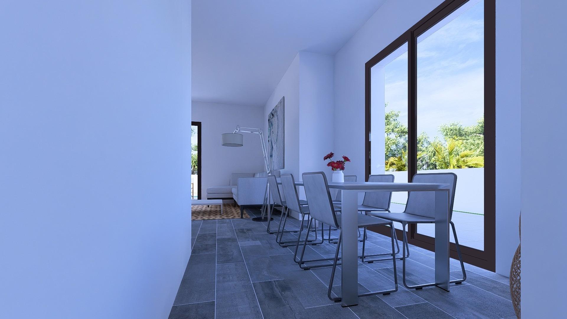 Villas pareadas de nueva construcción con piscina privada en Daya Nueva, Costa Blanca