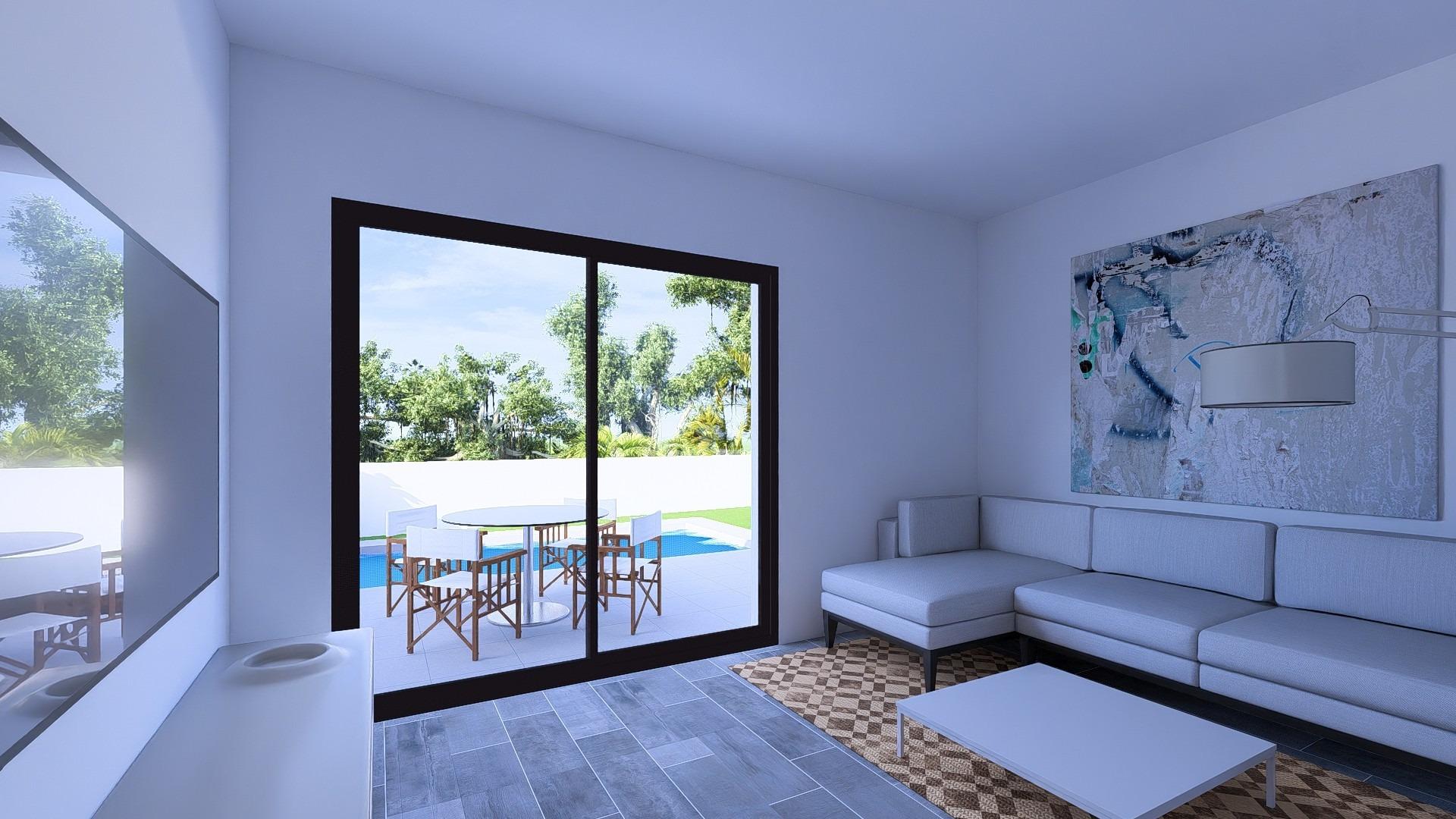 Villas pareadas de nueva construcción con piscina privada en Daya Nueva, Costa Blanca
