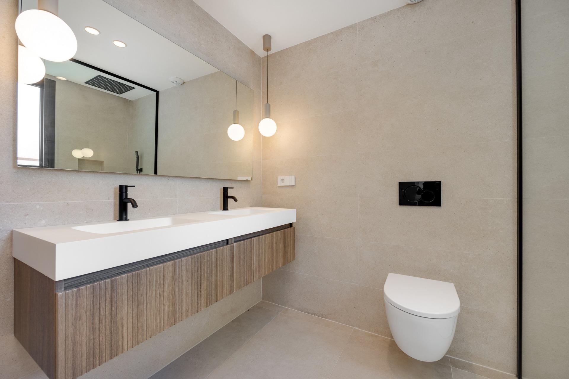 Villas adosadas de nueva construcción en venta en Mutxamel con piscina privada y vistas al mar