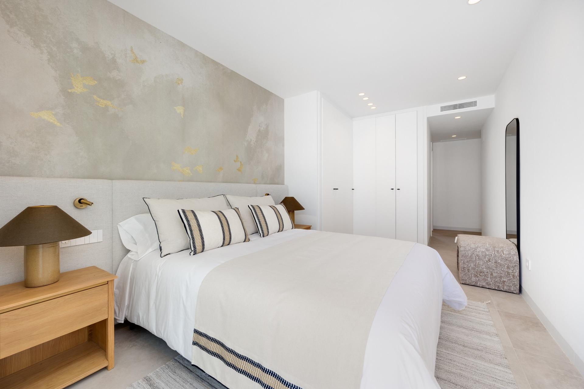 Villas adosadas de nueva construcción en venta en Mutxamel con piscina privada y vistas al mar