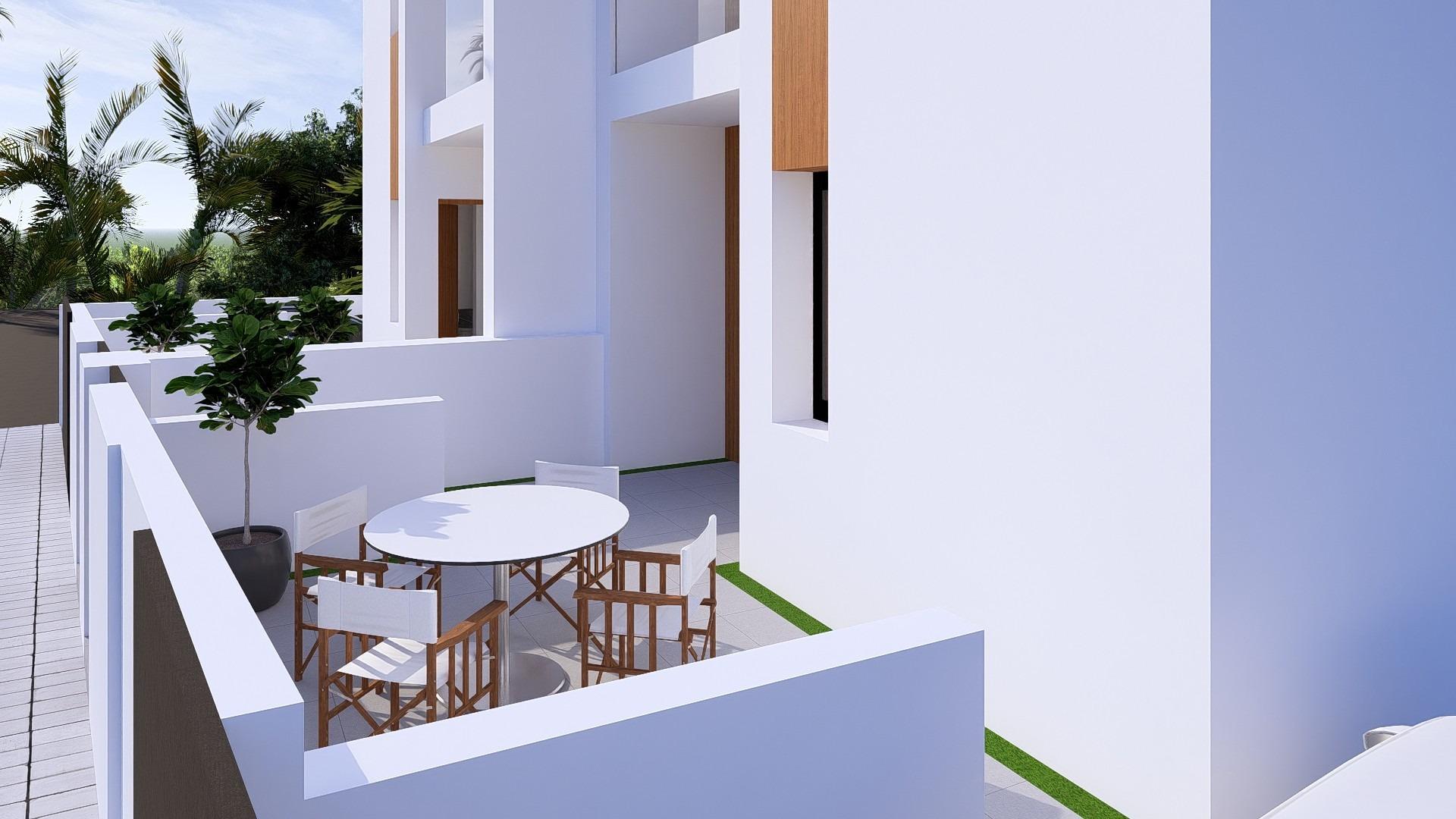 Villas pareadas de nueva construcción con piscina privada en Daya Nueva, Costa Blanca