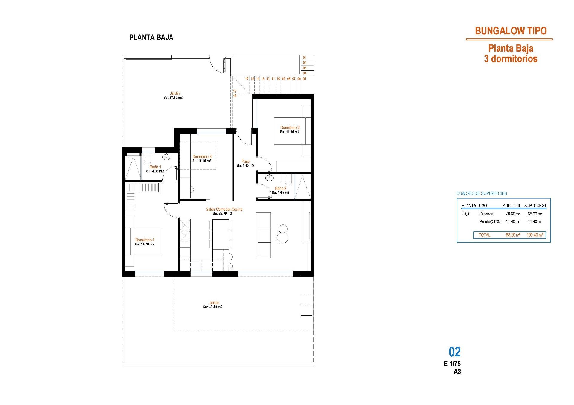 Bungalows de nueva construcción en Condado de Alhama Golf Resort, Murcia