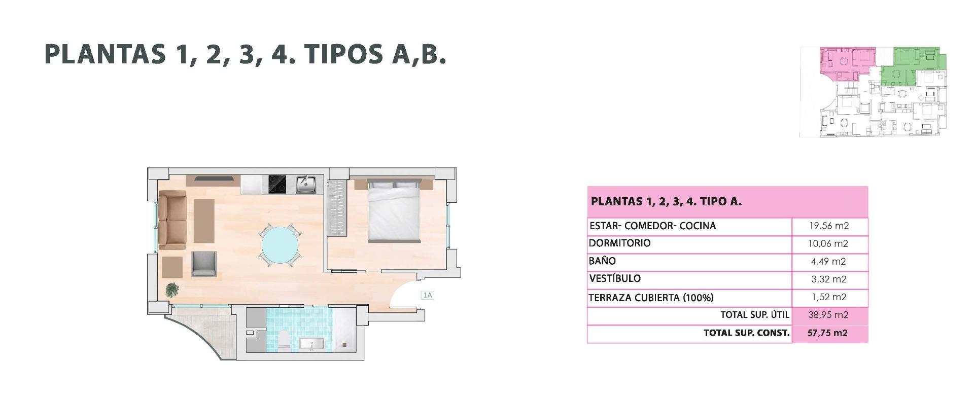 Apartamentos de Obra Nueva con Piscina en la Azotea a Solo 600 m de la Playa en Guardamar del Segura