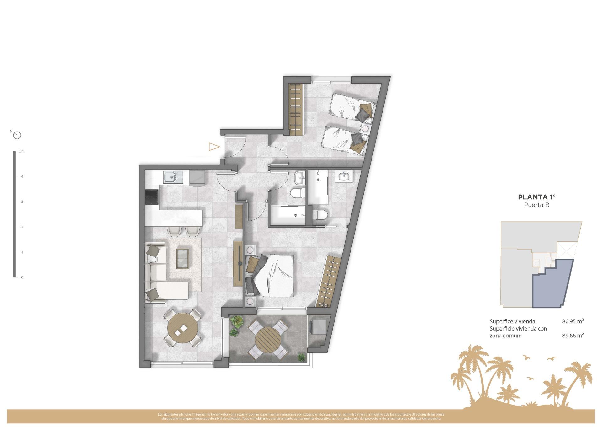 Apartamentos de nueva construcción en el centro de Guardamar del Segura, Costa Blanca