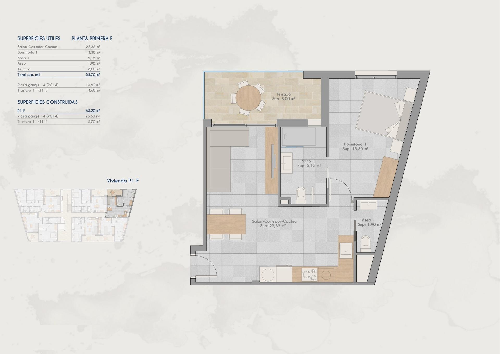 Apartamentos de nueva construcción en venta en Lo Pagan (San Pedro del Pinatar) cerca de la playa