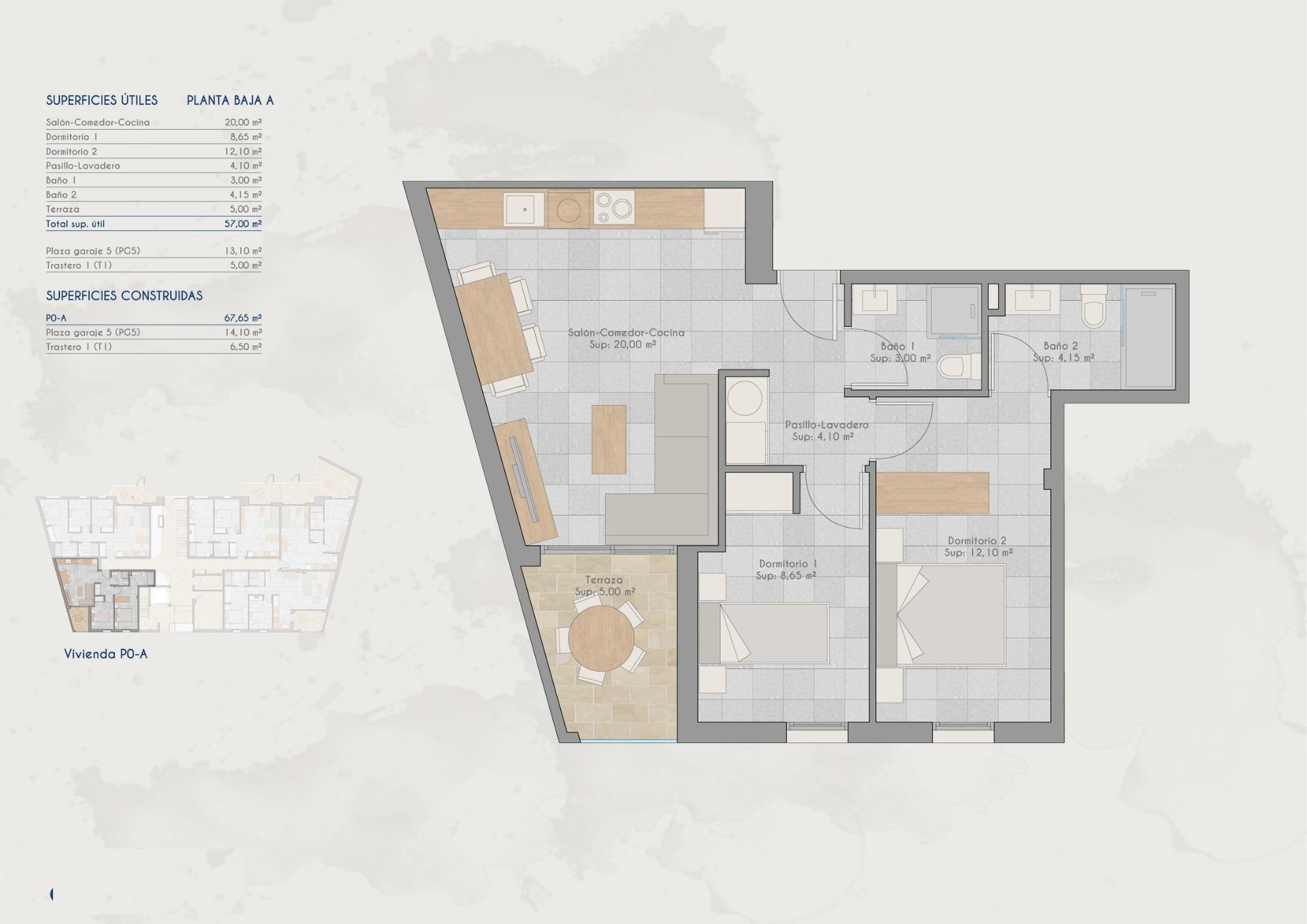 Apartamentos de nueva construcción en venta en Lo Pagan (San Pedro del Pinatar) cerca de la playa