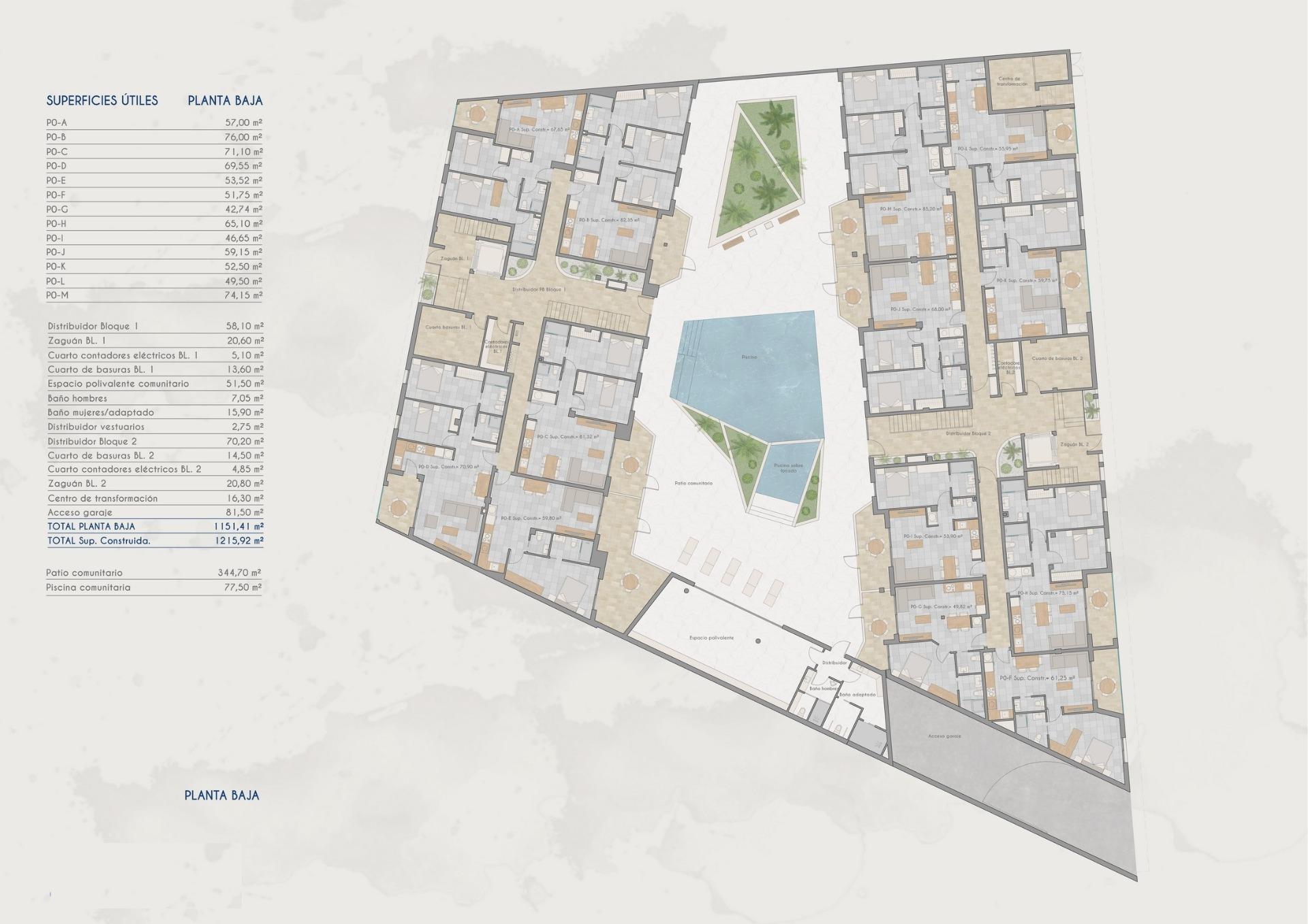 Apartamentos de nueva construcción en venta en Lo Pagan (San Pedro del Pinatar) cerca de la playa