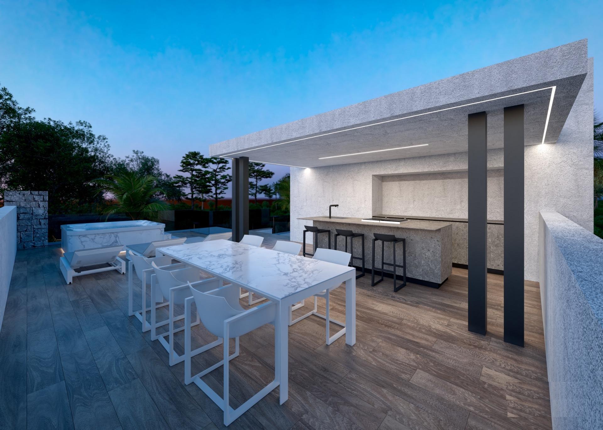 Villa de lujo en primera línea del lago en el complejo Santa Rosalia Lake and Life Resort, en la Región de Murcia