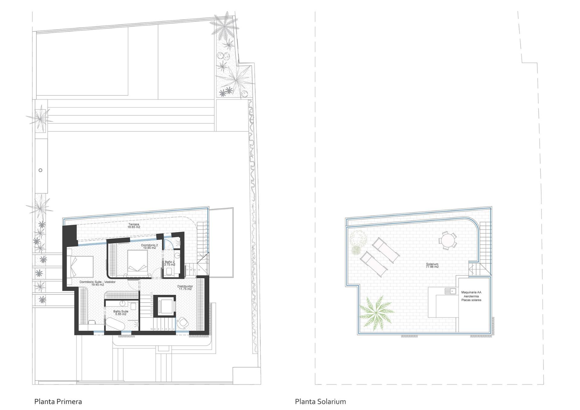 Exclusivas villas de lujo en primera línea de mar en Cala Flores, Cabo de Palos