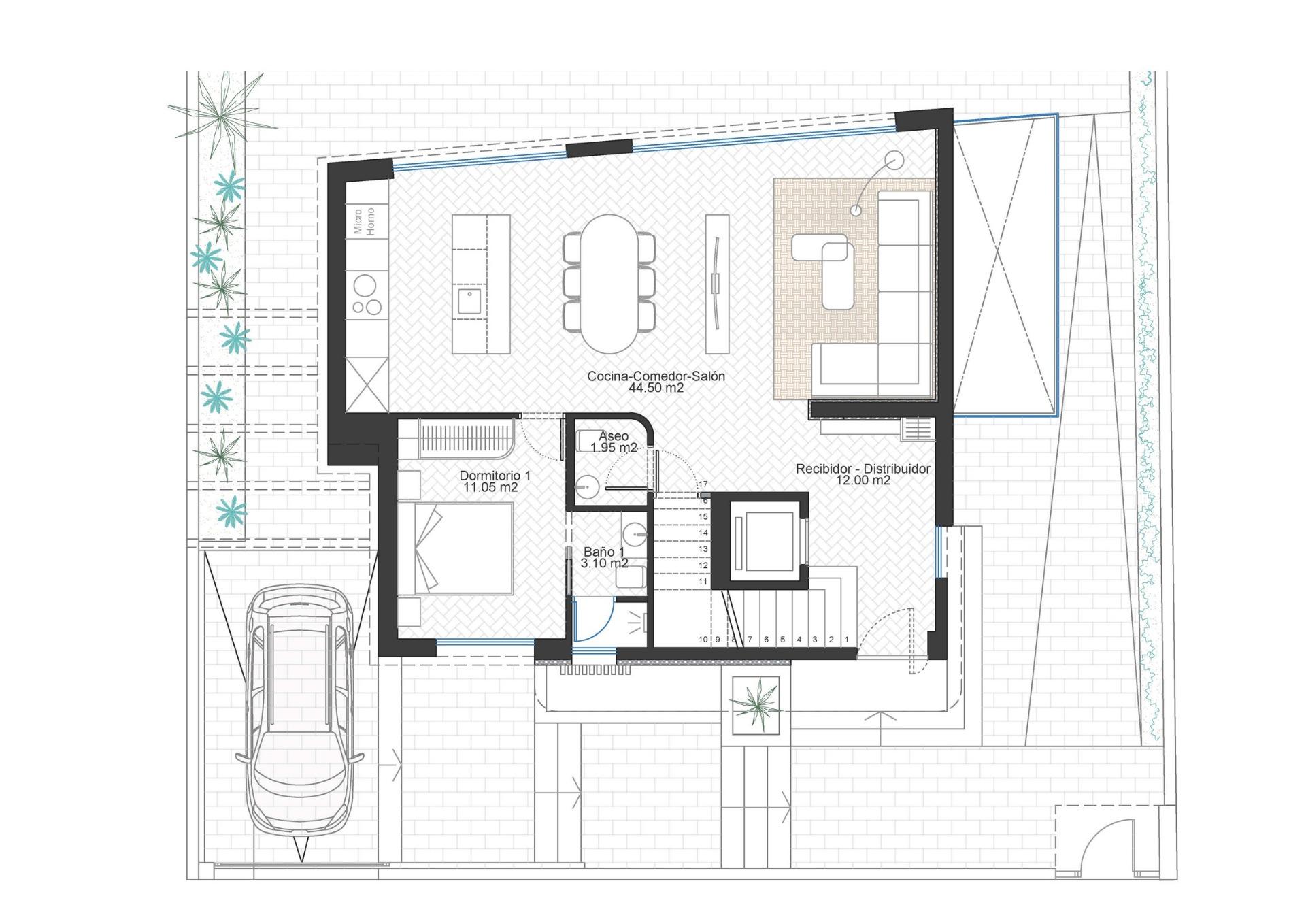 Exclusivas villas de lujo en primera línea de mar en Cala Flores, Cabo de Palos